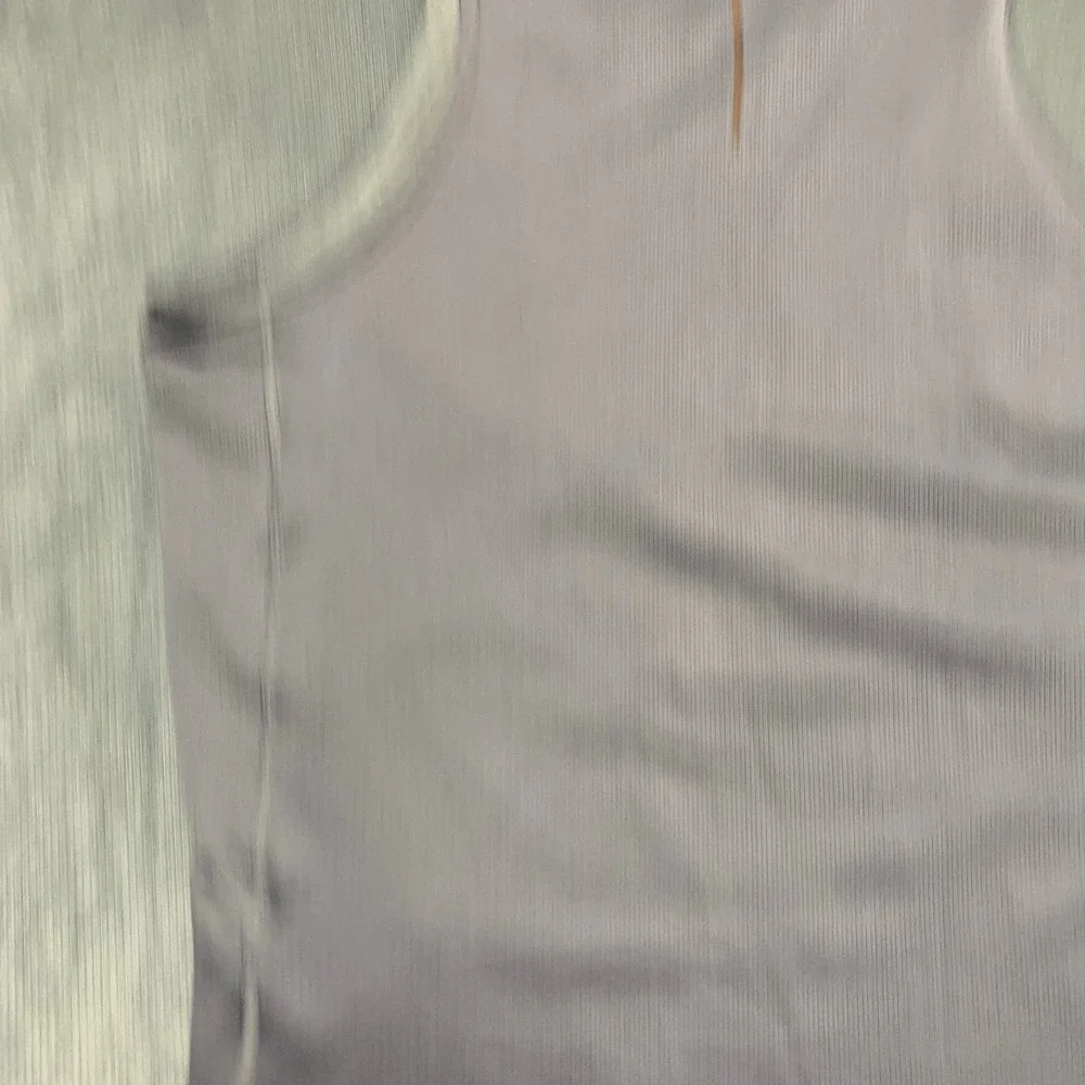 Nike Dri Fit Running Tank Mens Medium Gray Swoosh Logo Sleeveless Performance